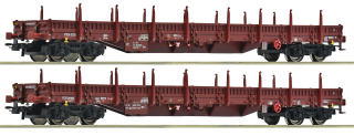 HO Roco 6600186, set 2 plošiňáků ZSSK Cargo